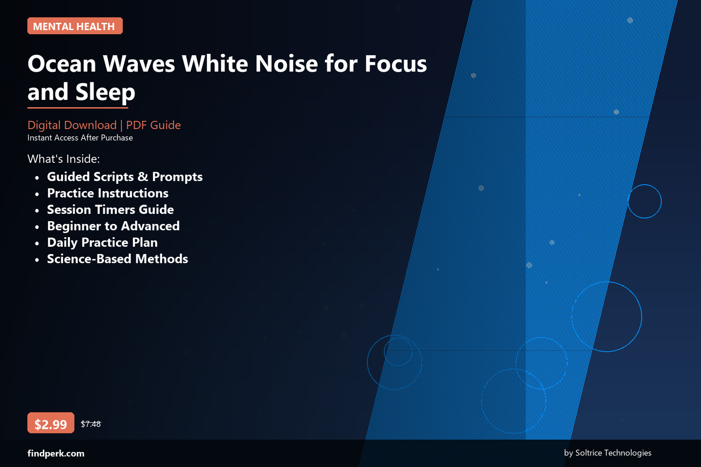 Ocean Waves White Noise for Focus and Sleep - Cover