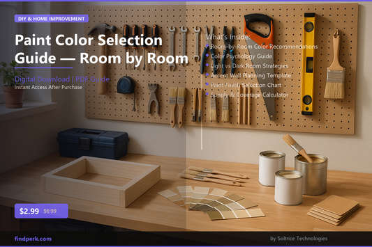 Paint Color Selection Guide — Room by Room