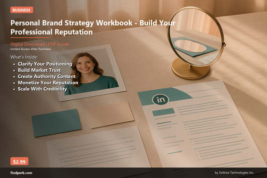 Personal Brand Strategy Workbook - Build Your Professional Reputation