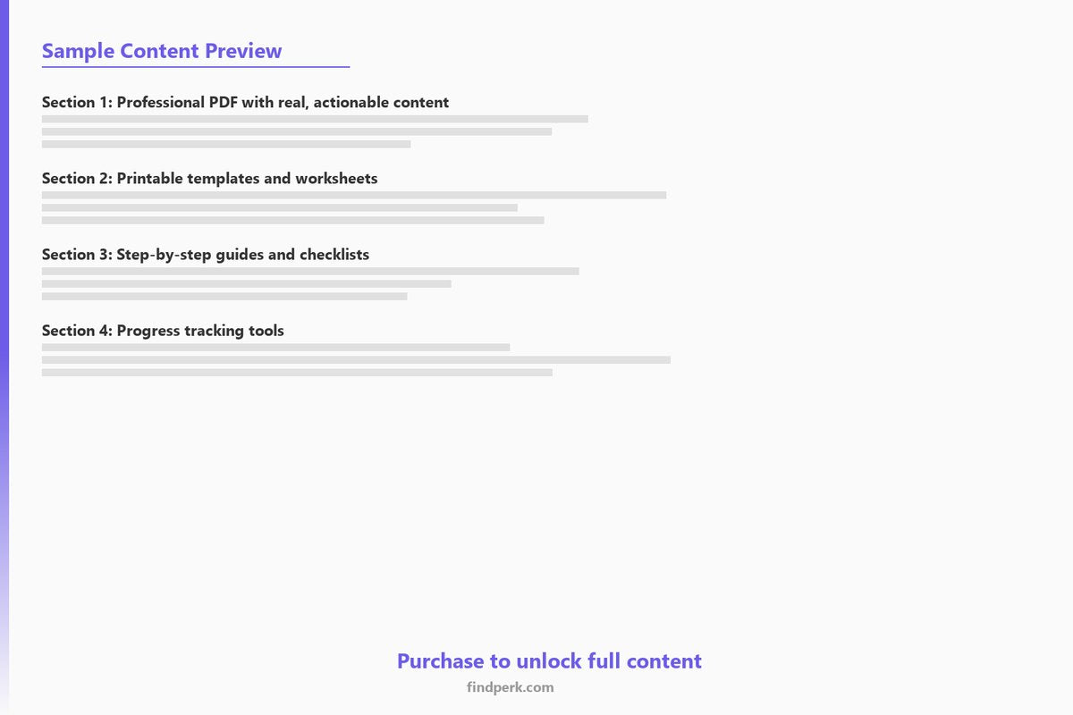 Personal Brand Audit Worksheet with Social Media Consistency Scorecard - Content Preview