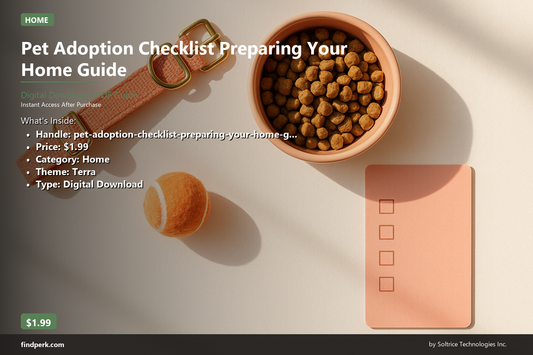 Pet Adoption Checklist Preparing Your Home Guide