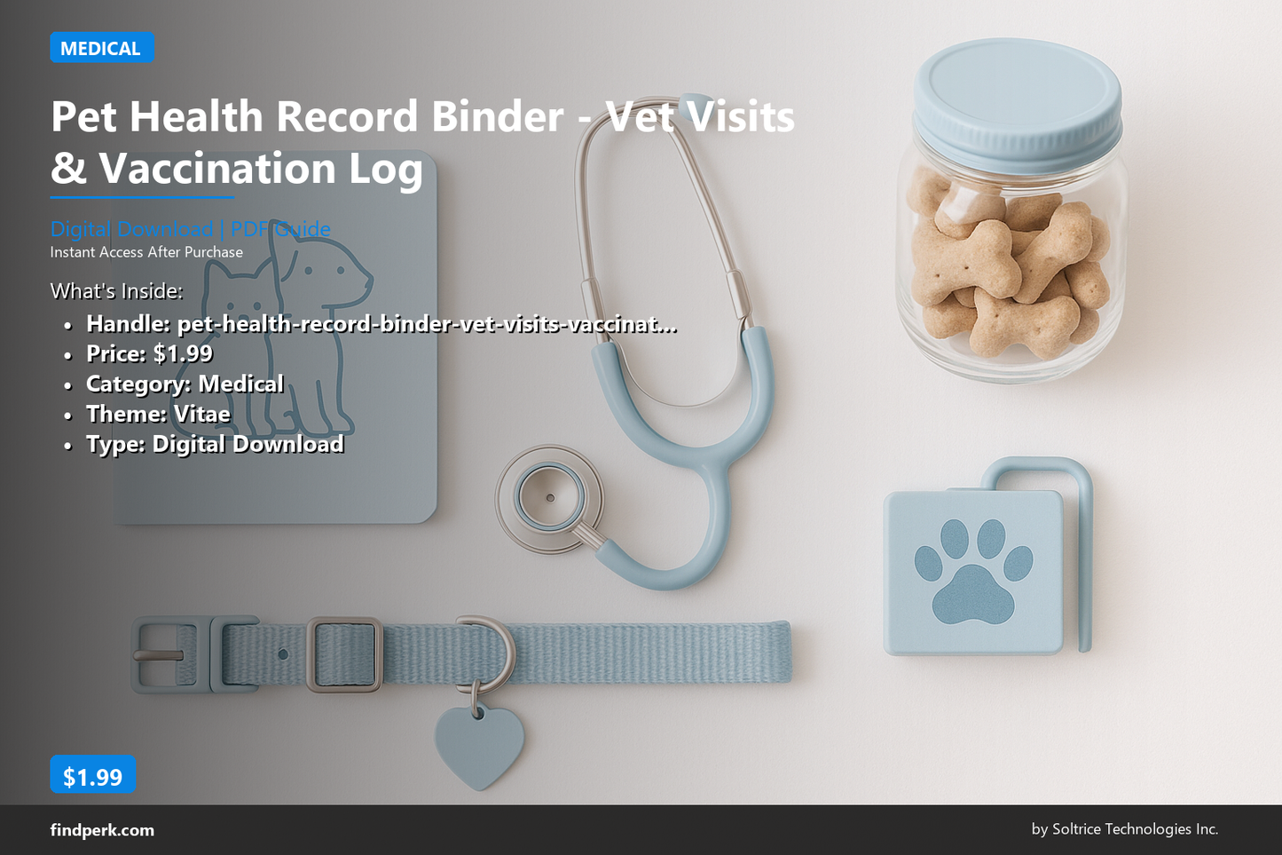 Pet Health Record Binder Vet Visits Vaccination Log
