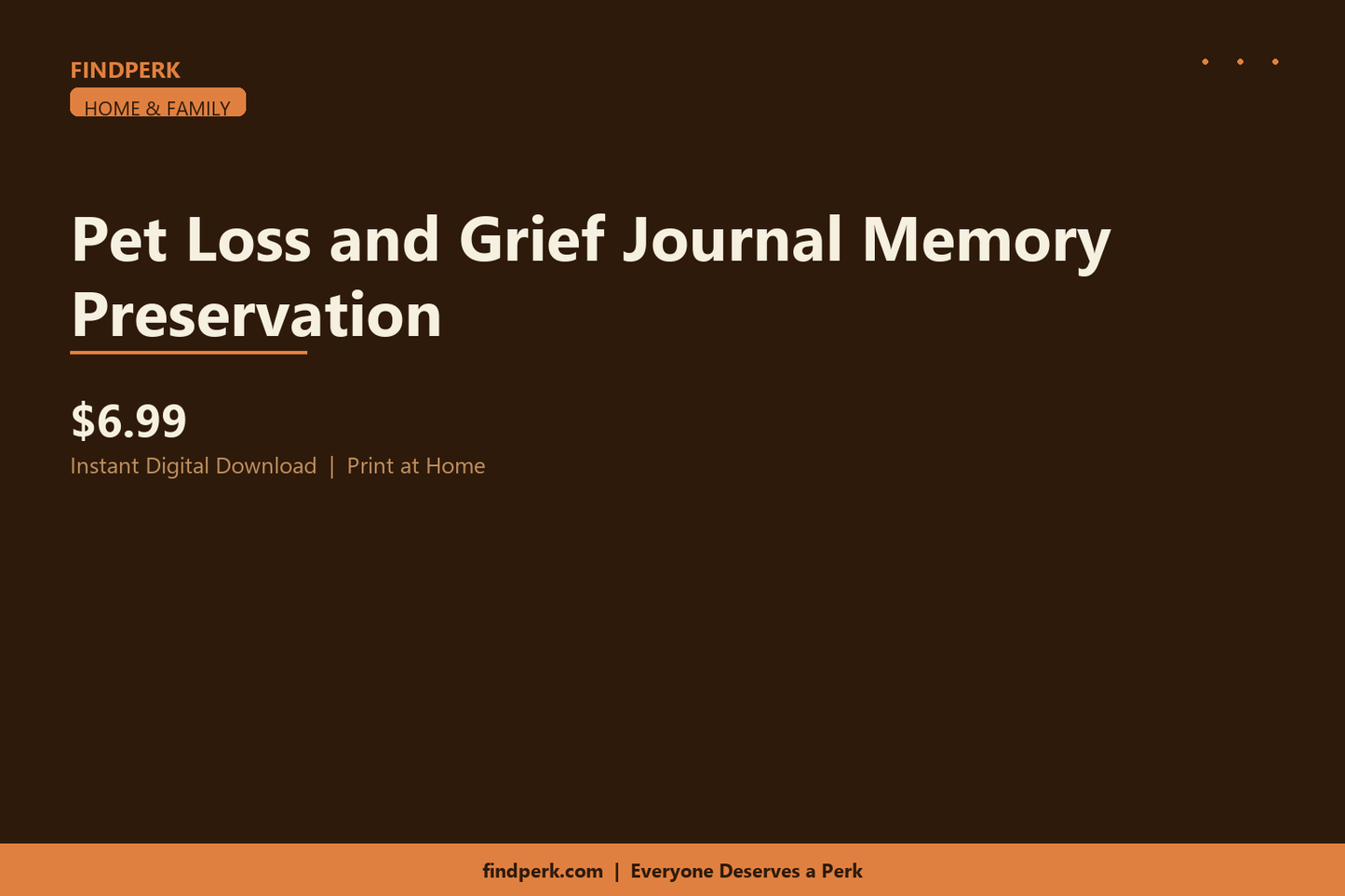 Pet Loss and Grief Journal Memory Preservation