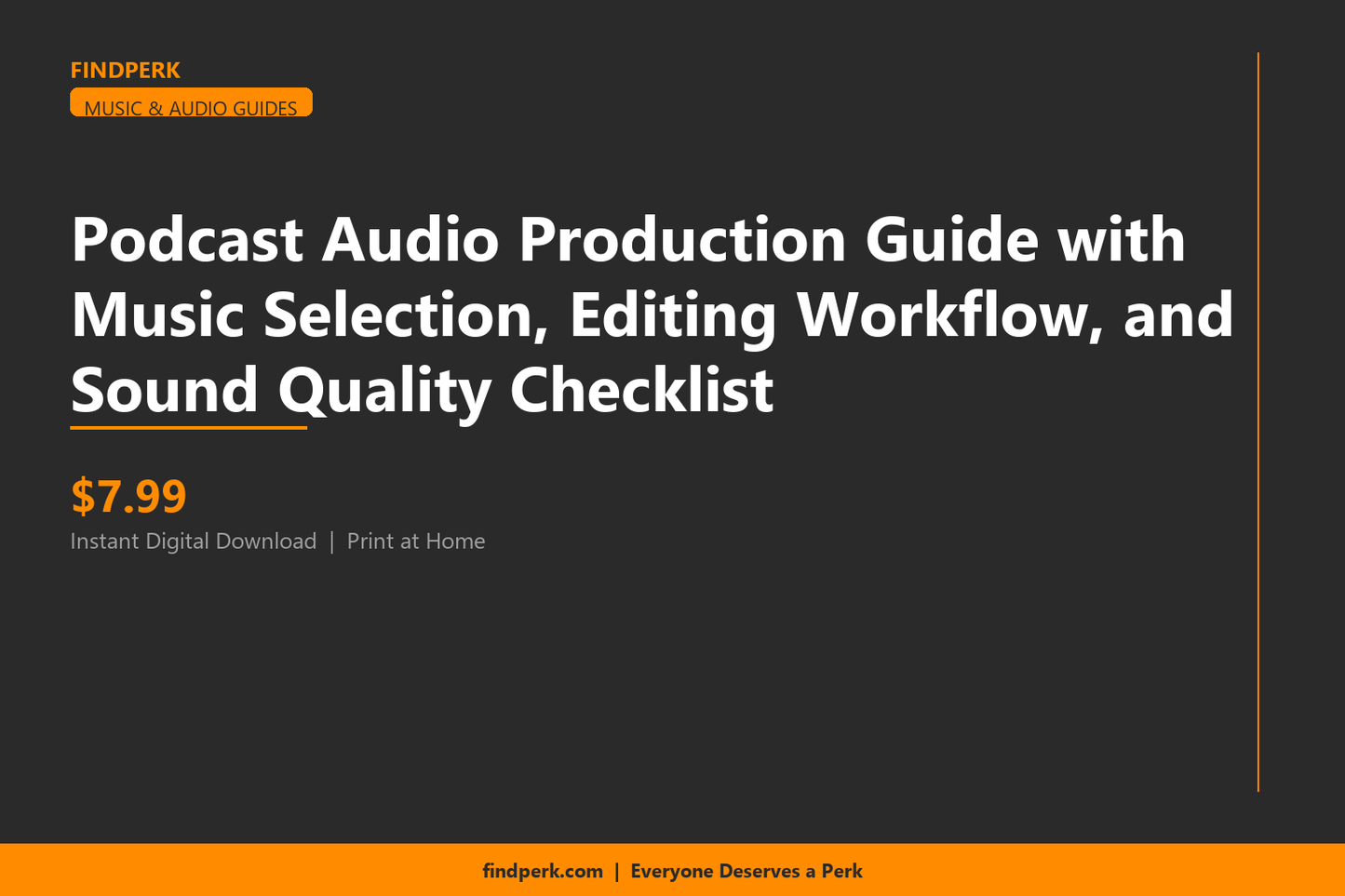 Podcast Audio Production Guide with Music Selection, Editing Workflow, and Sound Quality Checklist