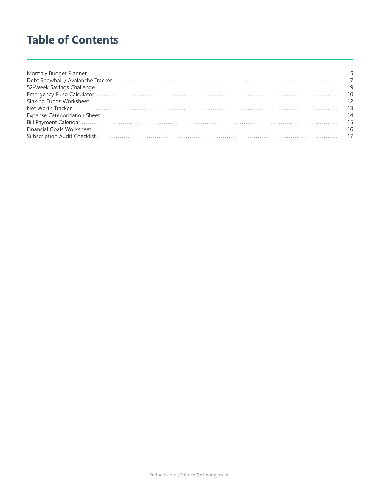 Personal Finance Toolkit — 10 Tools to Take Control of Your Money