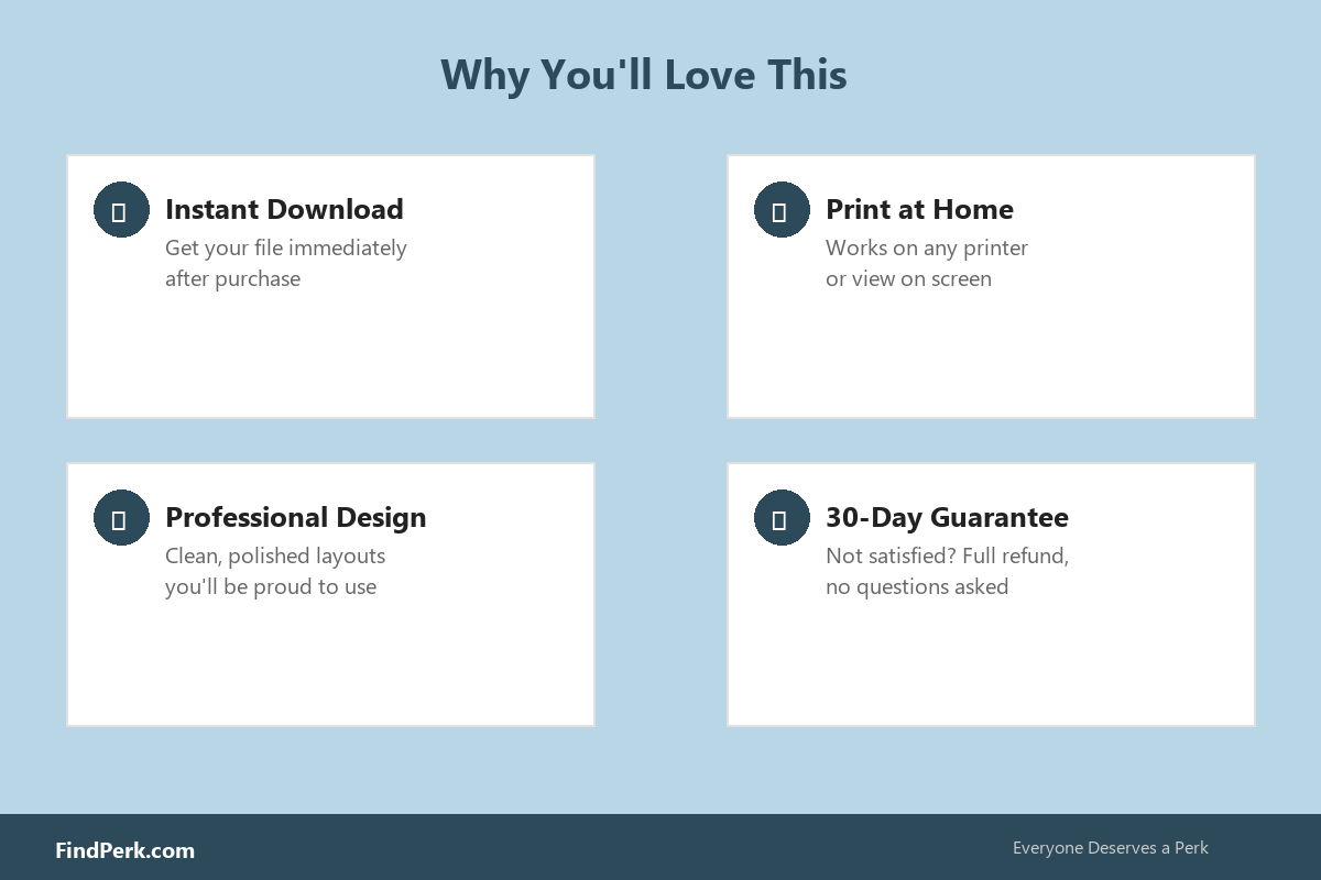 Professional CV Template — Modern Design ATS Optimized