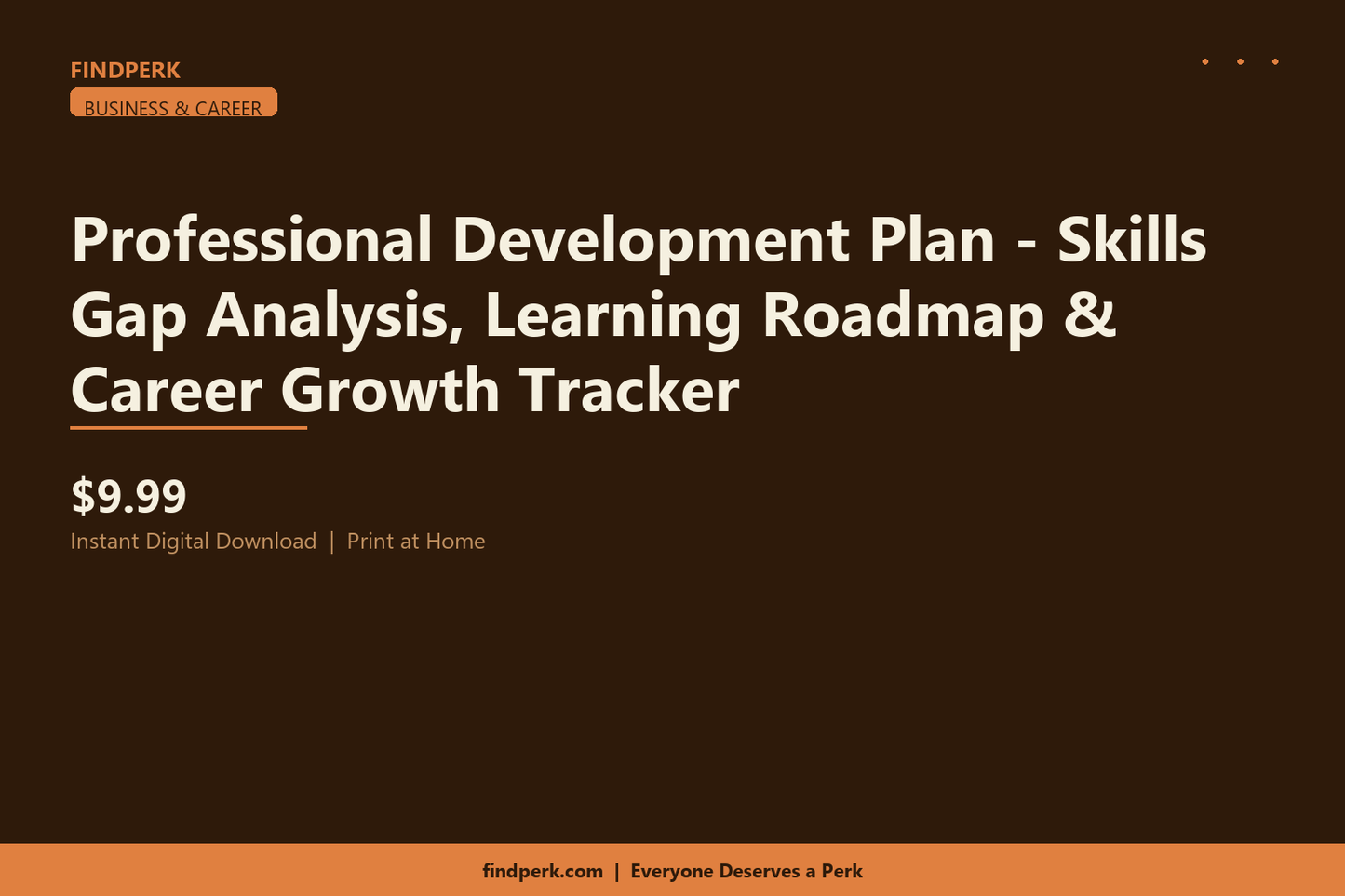 Professional Development Plan - Skills Gap Analysis, Learning Roadmap & Career Growth Tracker