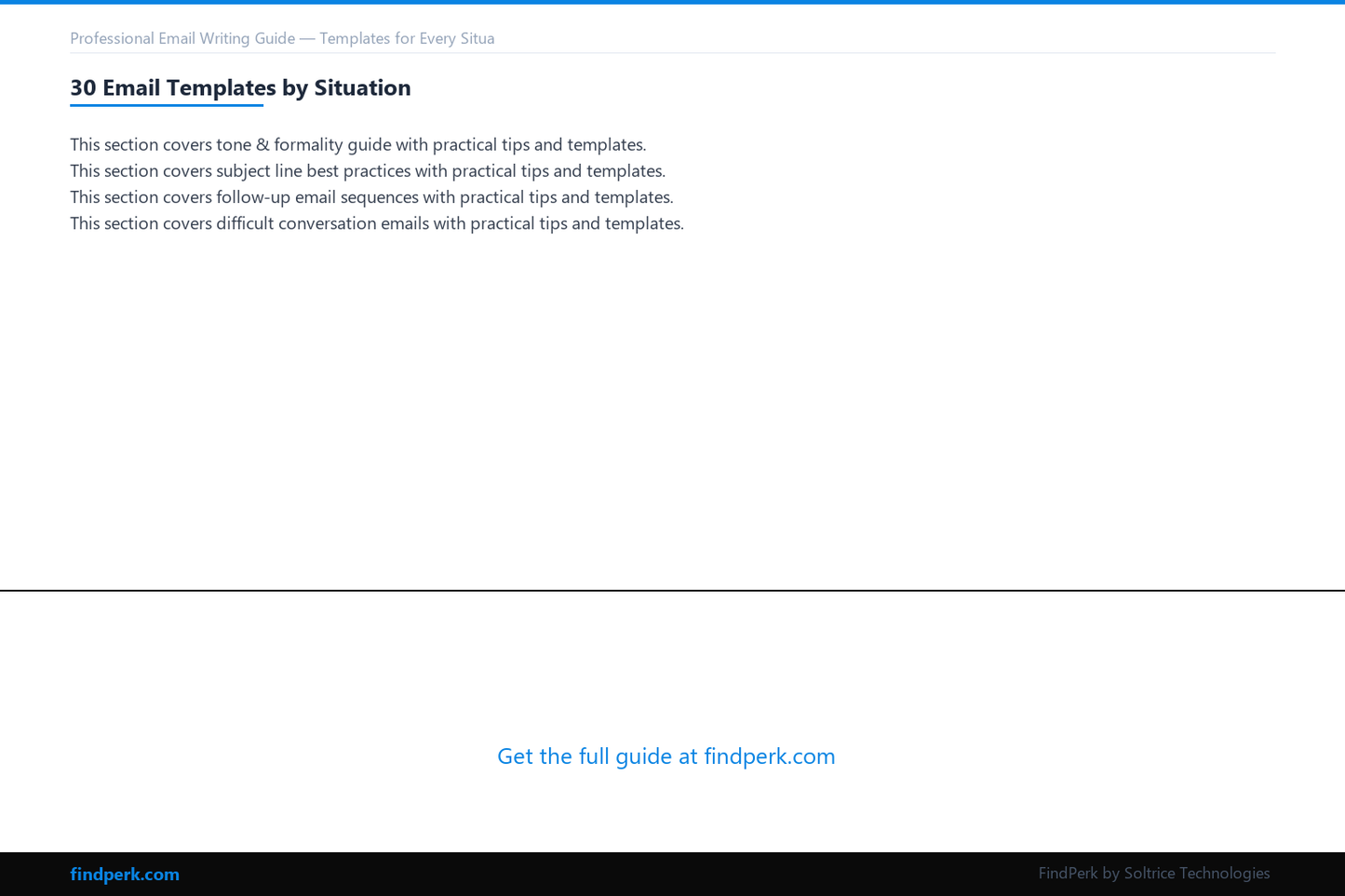 Professional Email Writing Guide — Templates for Every Situation