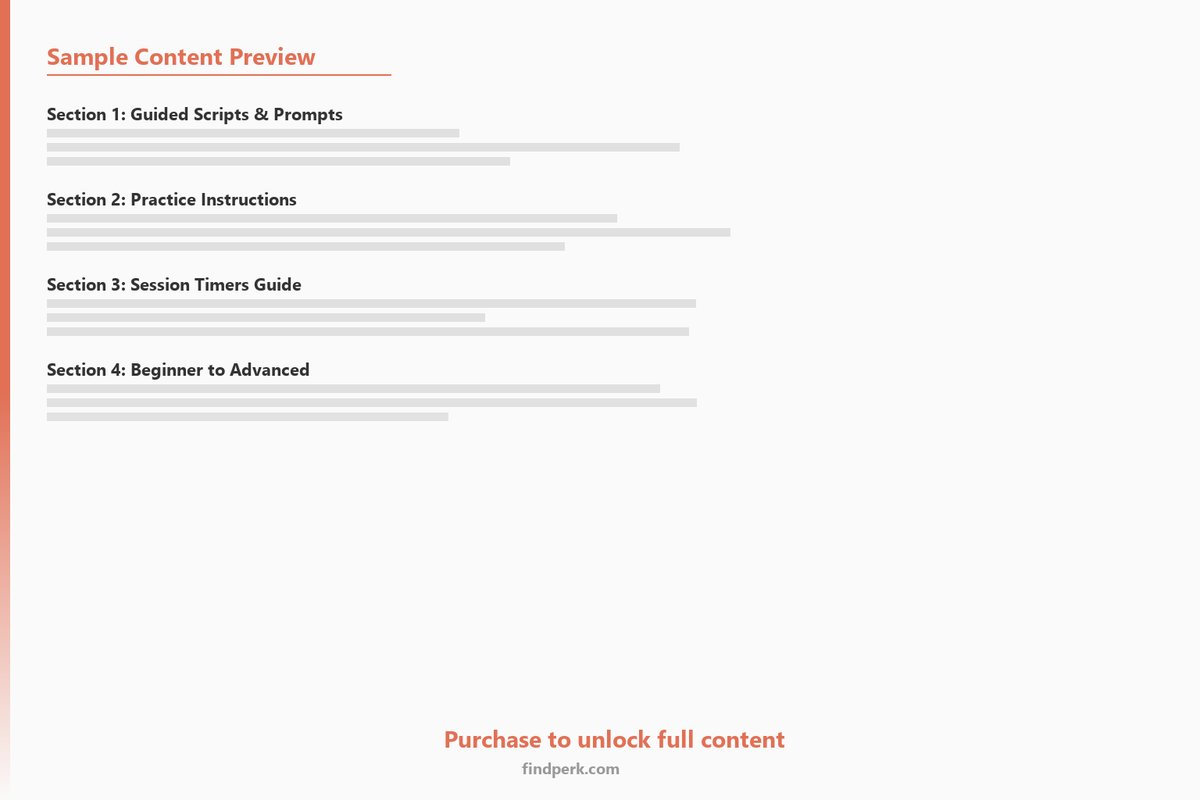 Progressive Muscle Relaxation Guided Audio 20 Min - Content Preview