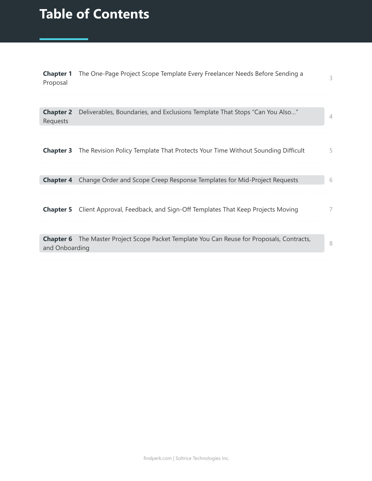 Project Scope Template for Freelancers - Prevent Scope Creep