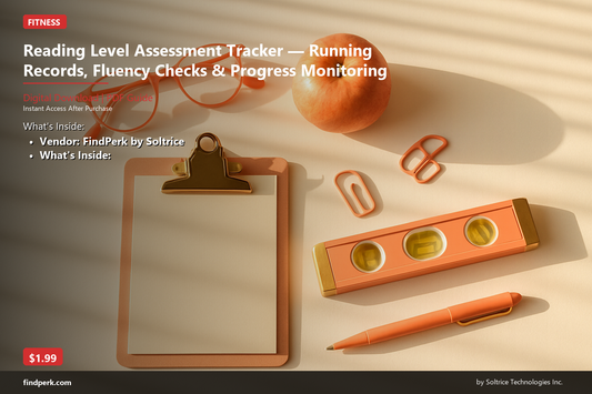 Reading Level Assessment Tracker — Running Records, Fluency Checks & Progress Monitoring