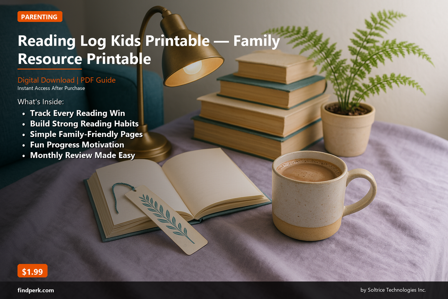 Reading Log Kids Printable — Family Resource Printable