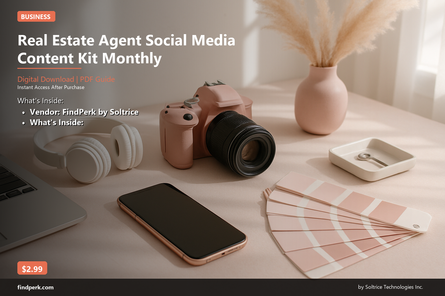 Real Estate Agent Social Media Content Kit Monthly