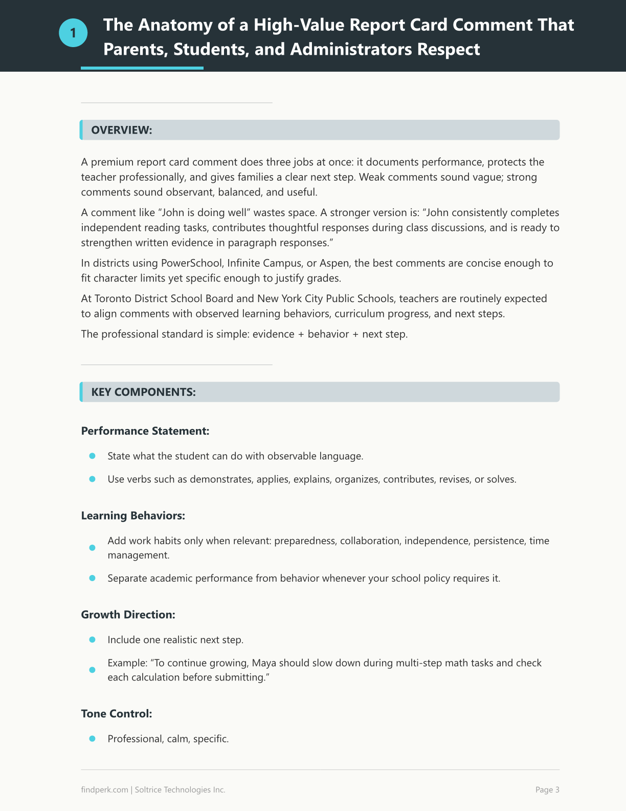 Report Card Comment Generator - 200 Ready-to-Use Comments