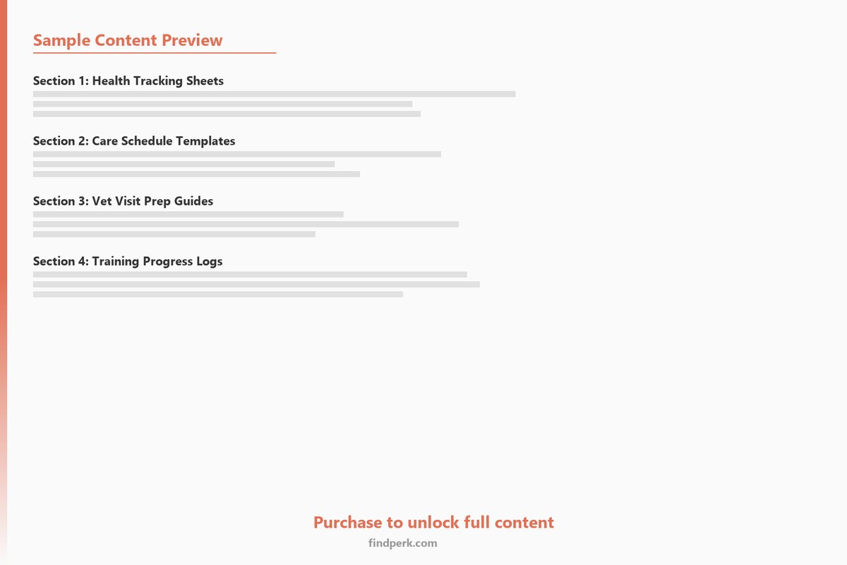 Reptile Care Guide Habitat Setup Temperature Log - Content Preview