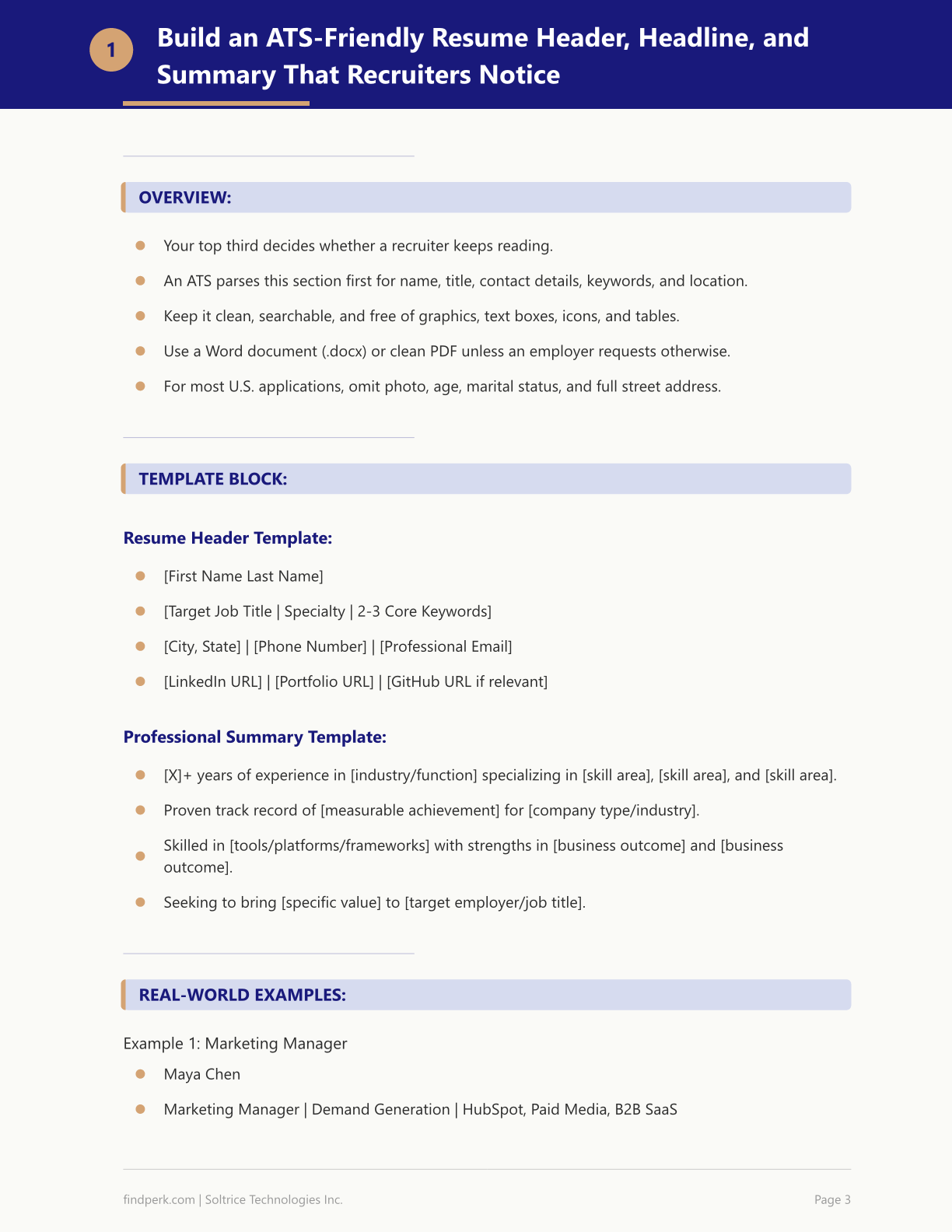 Resume Template - Professional & ATS-Friendly