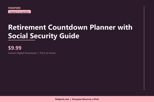 Retirement Countdown Planner with Social Security Guide