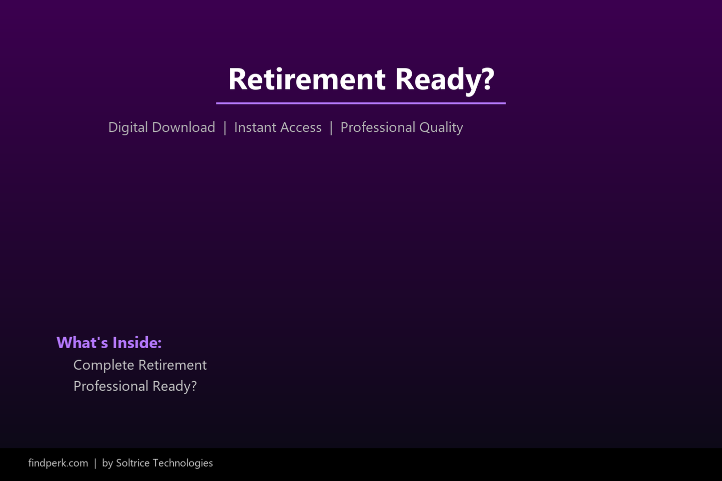 Retirement Ready?