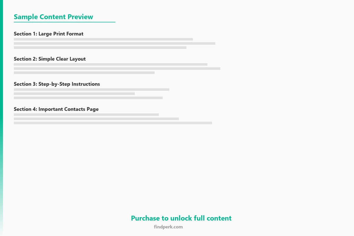 Retirement Bucket List Planner with Budget Tracker - Content Preview