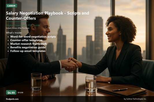 Salary Negotiation Playbook - Scripts and Counter-Offers