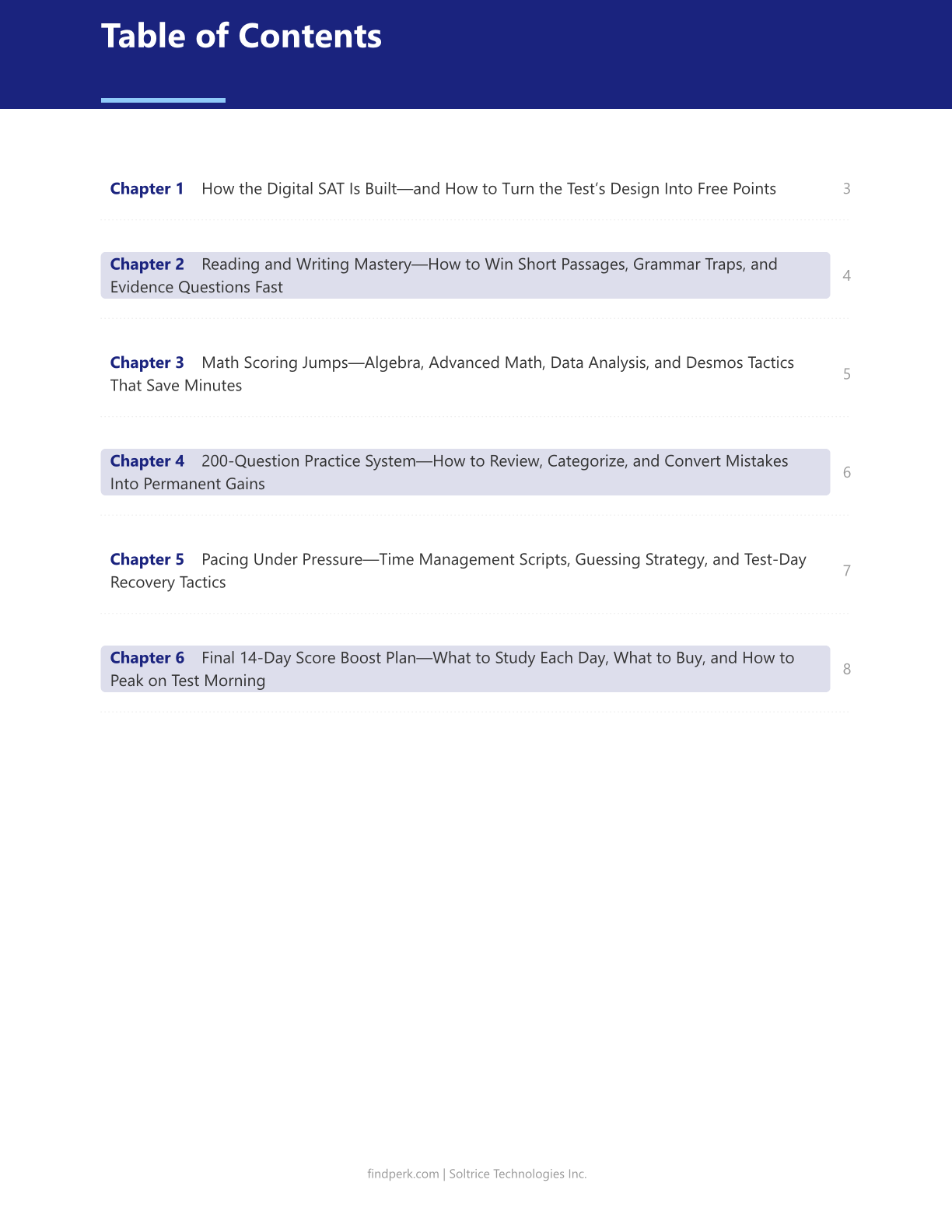SAT Prep Guide - 200 Practice Questions with Strategies & Answer Keys