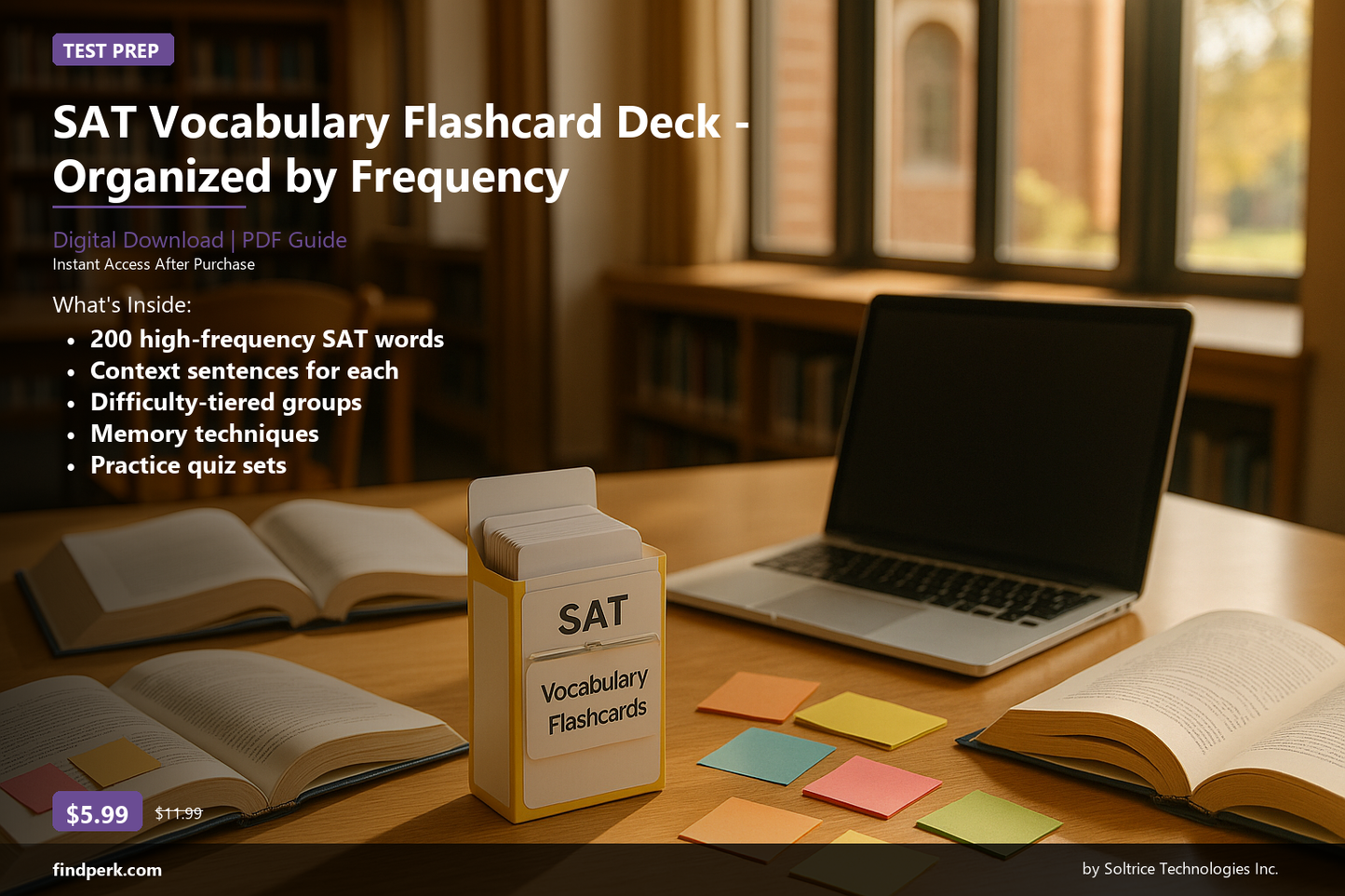 SAT Vocabulary Flashcard Deck Organized by Frequency with Context Sentences
