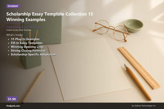 Scholarship Essay Template Collection 15 Winning Examples
