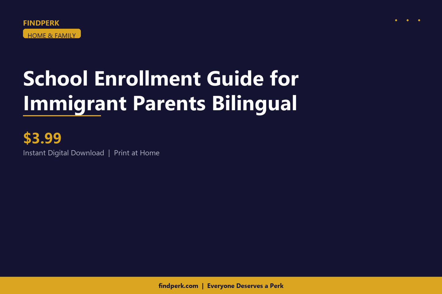 School Enrollment Guide for Immigrant Parents Bilingual