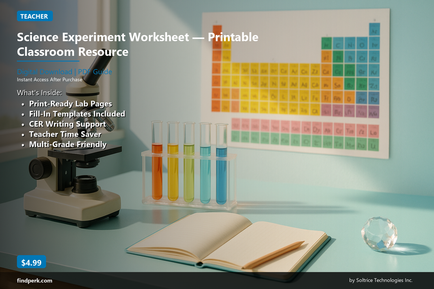 Science Experiment Worksheet — Printable Classroom Resource