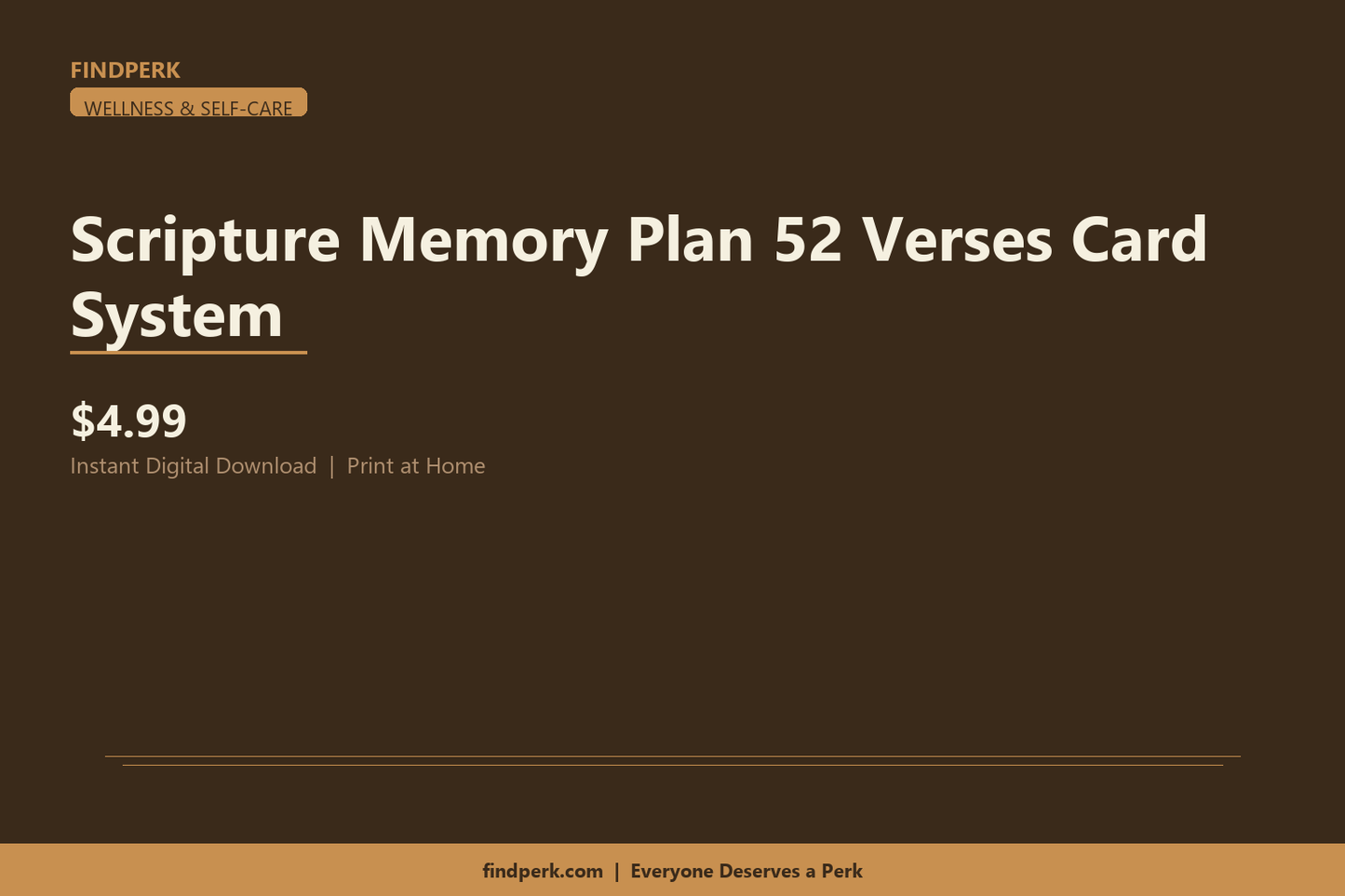 Scripture Memory Plan 52 Verses Card System