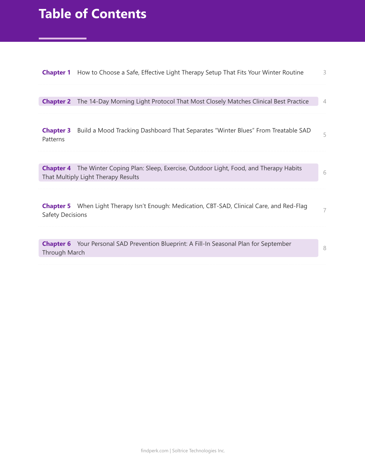 Seasonal Affective Disorder (SAD) Toolkit — Light Therapy Guide, Mood Tracking & Coping Plan