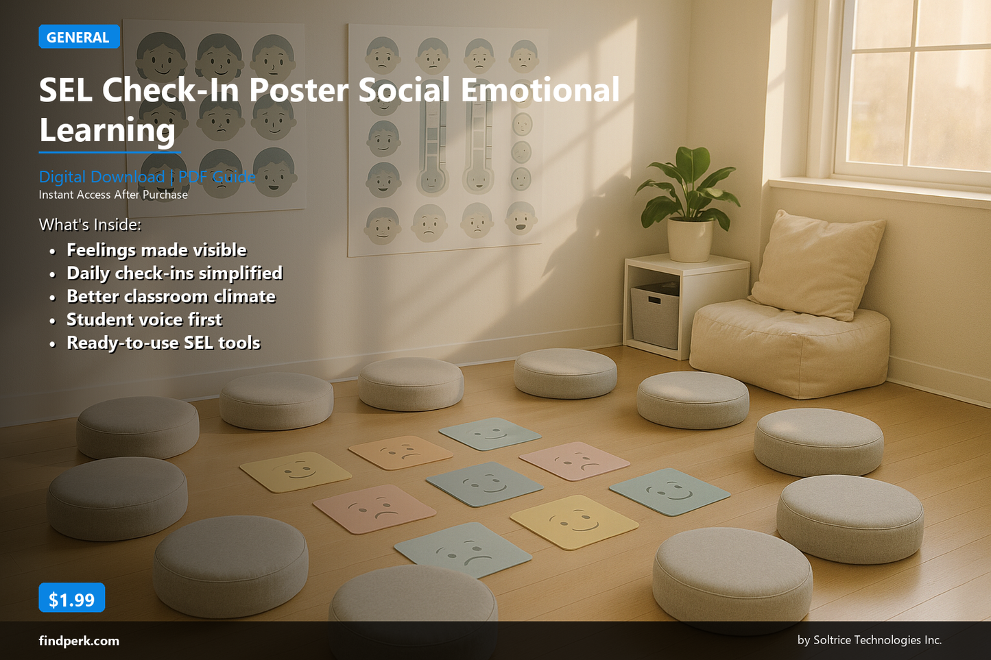SEL Check-In Poster Social Emotional Learning