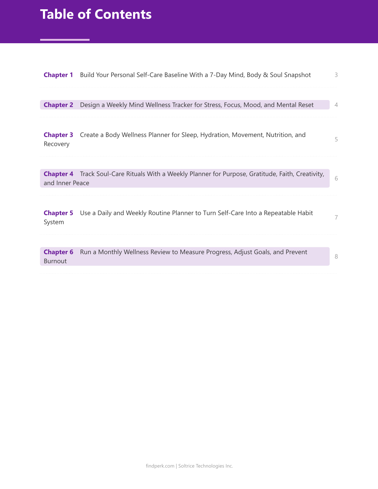Self-Care Weekly Planner - Mind, Body & Soul Wellness Tracker (Printable) — Print & Use Today