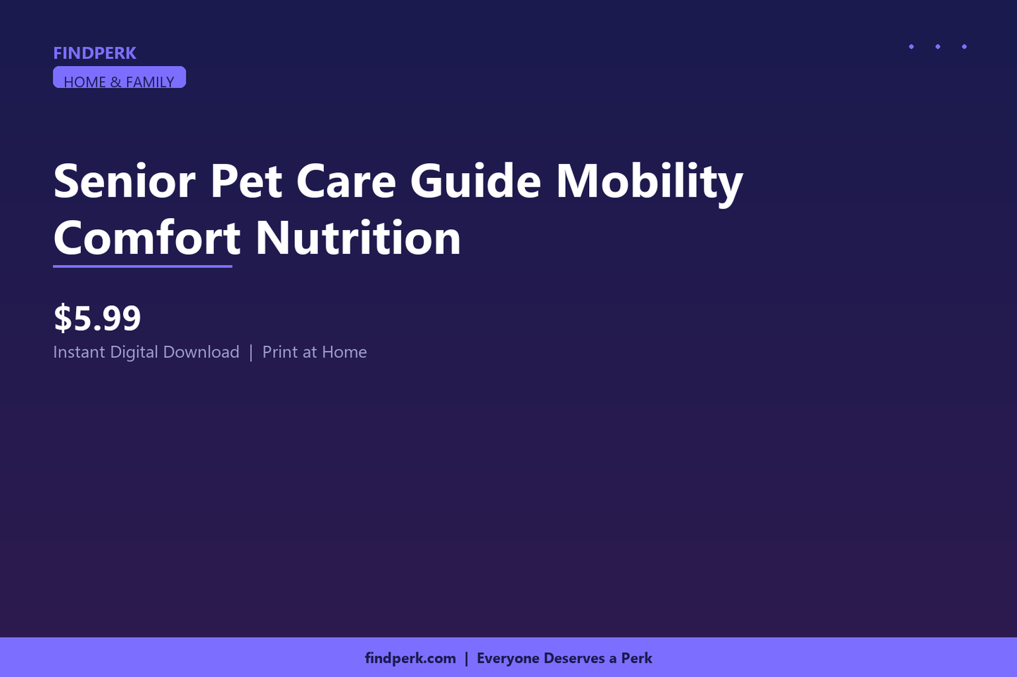 Senior Pet Care Guide Mobility Comfort Nutrition