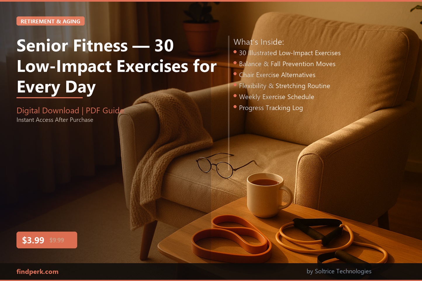 Senior Fitness — 30 Low-Impact Exercises for Every Day