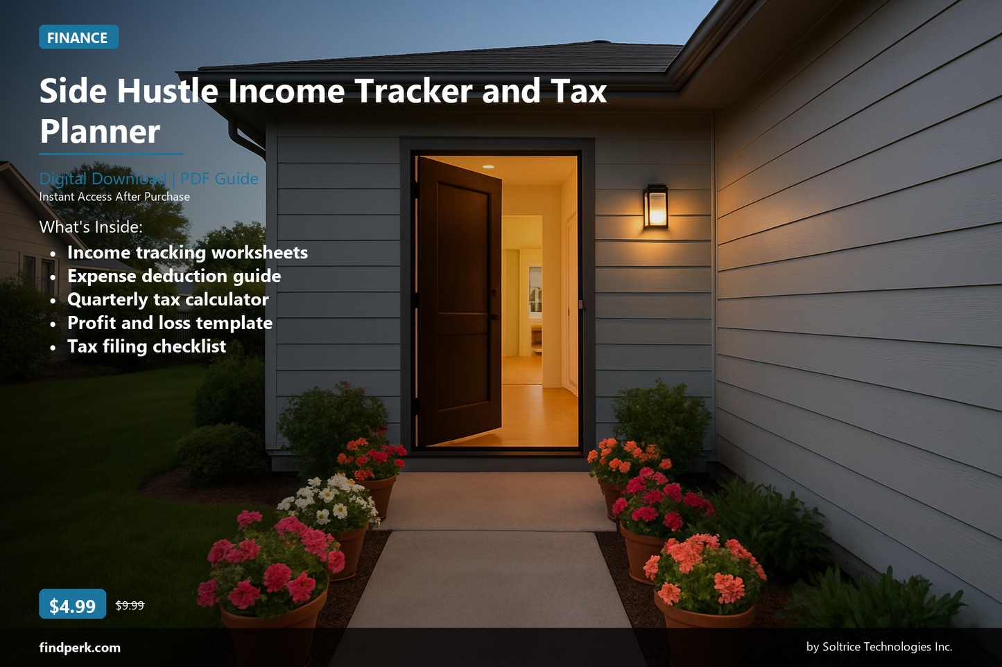 Side Hustle Income Tracker and Tax Planner