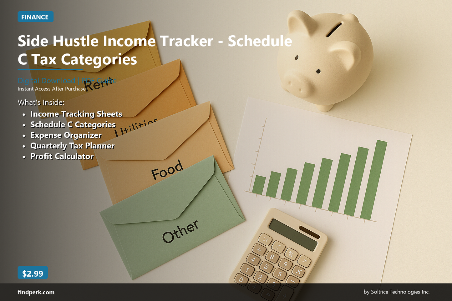 Side Hustle Income Tracker Schedule C Tax Categories