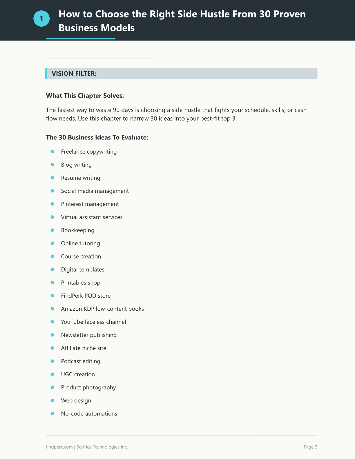 Side Hustle Starter Kit - 30 Business Ideas with Step-by-Step Plans