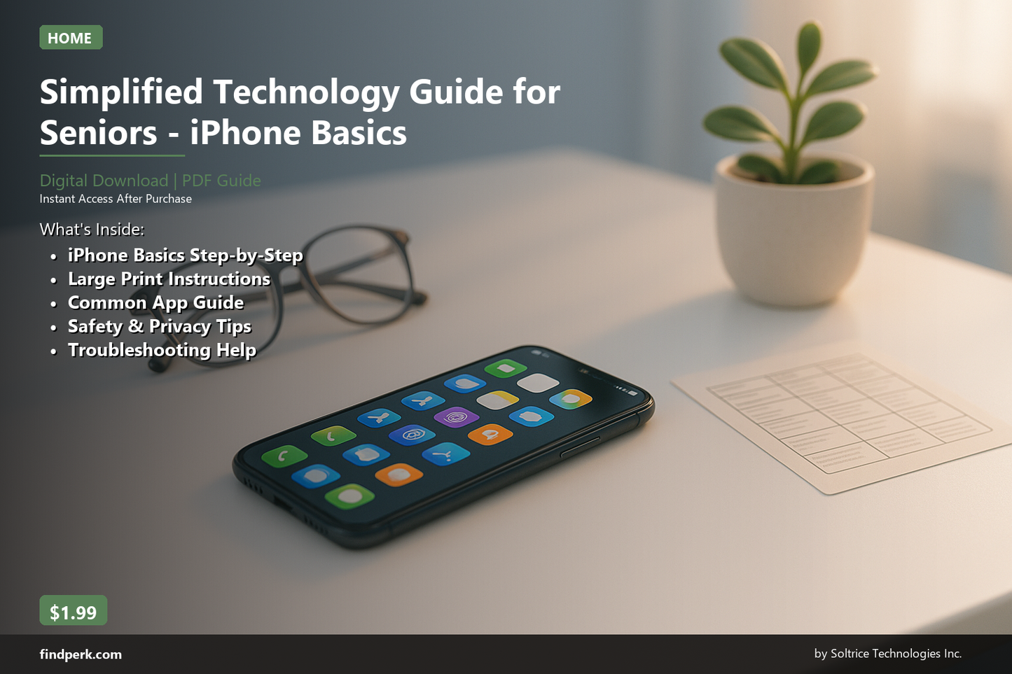 Simplified Technology Guide for Seniors iPhone Basics