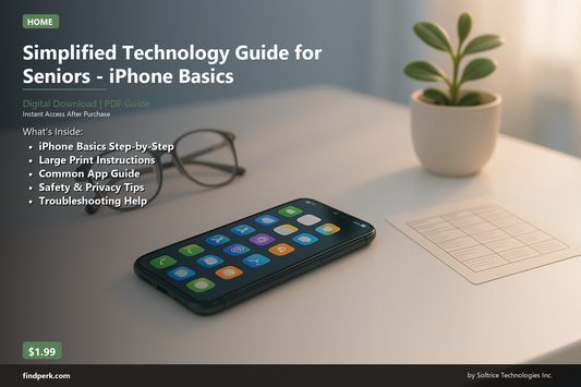 Simplified Technology Guide for Seniors iPhone Basics