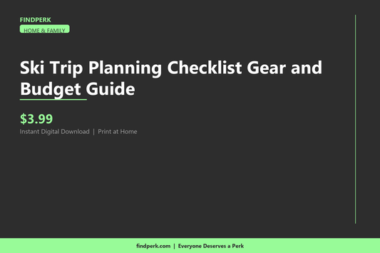 Ski Trip Planning Checklist Gear and Budget Guide
