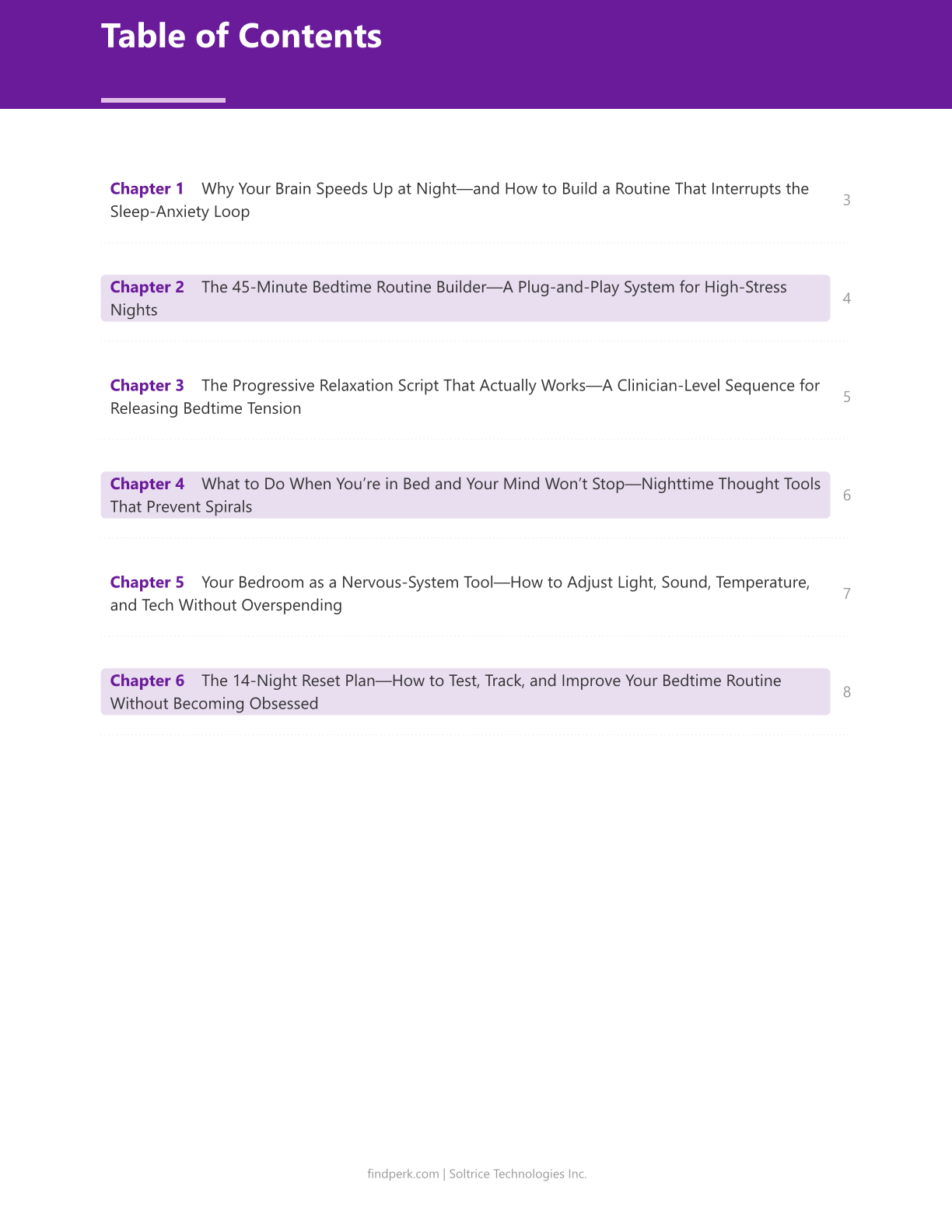 Sleep Anxiety Bedtime Routine Builder with Progressive Relaxation Script