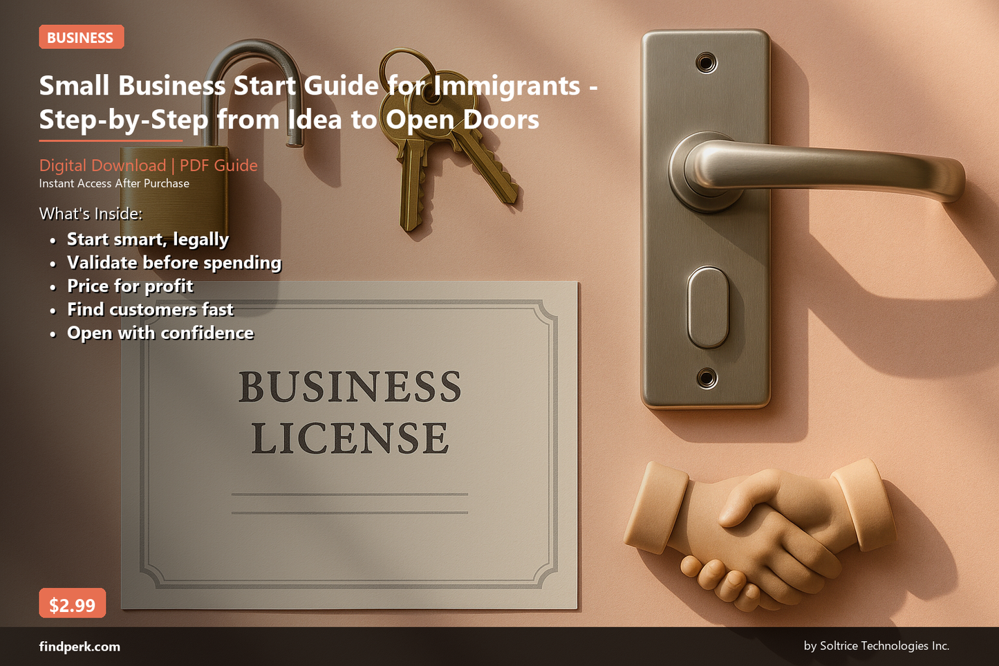 Small Business Start Guide for Immigrants - Step-by-Step from Idea to Open Doors