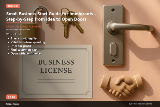 Small Business Start Guide for Immigrants - Step-by-Step from Idea to Open Doors