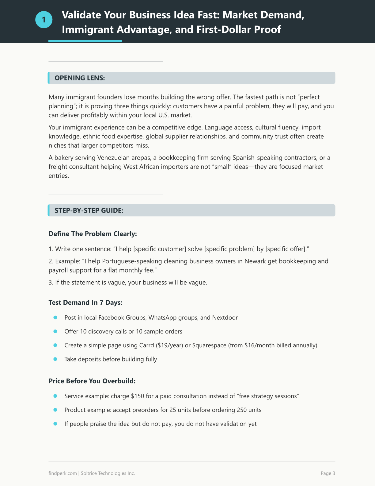 Small Business Start Guide for Immigrants - Step-by-Step from Idea to Open Doors