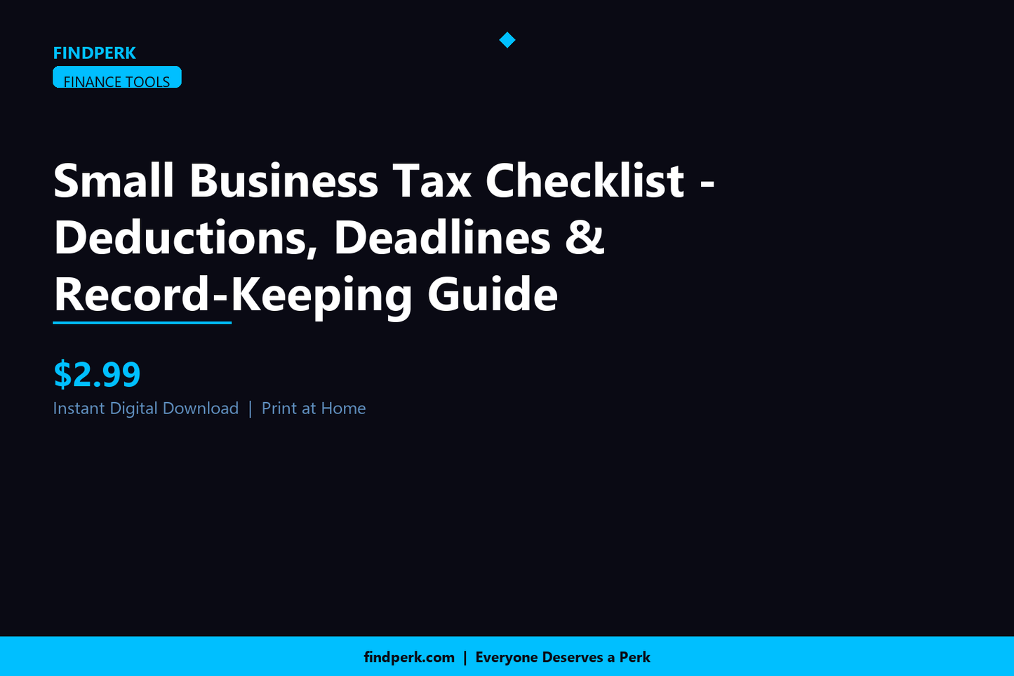 Small Business Tax Checklist - Deductions, Deadlines & Record-Keeping Guide
