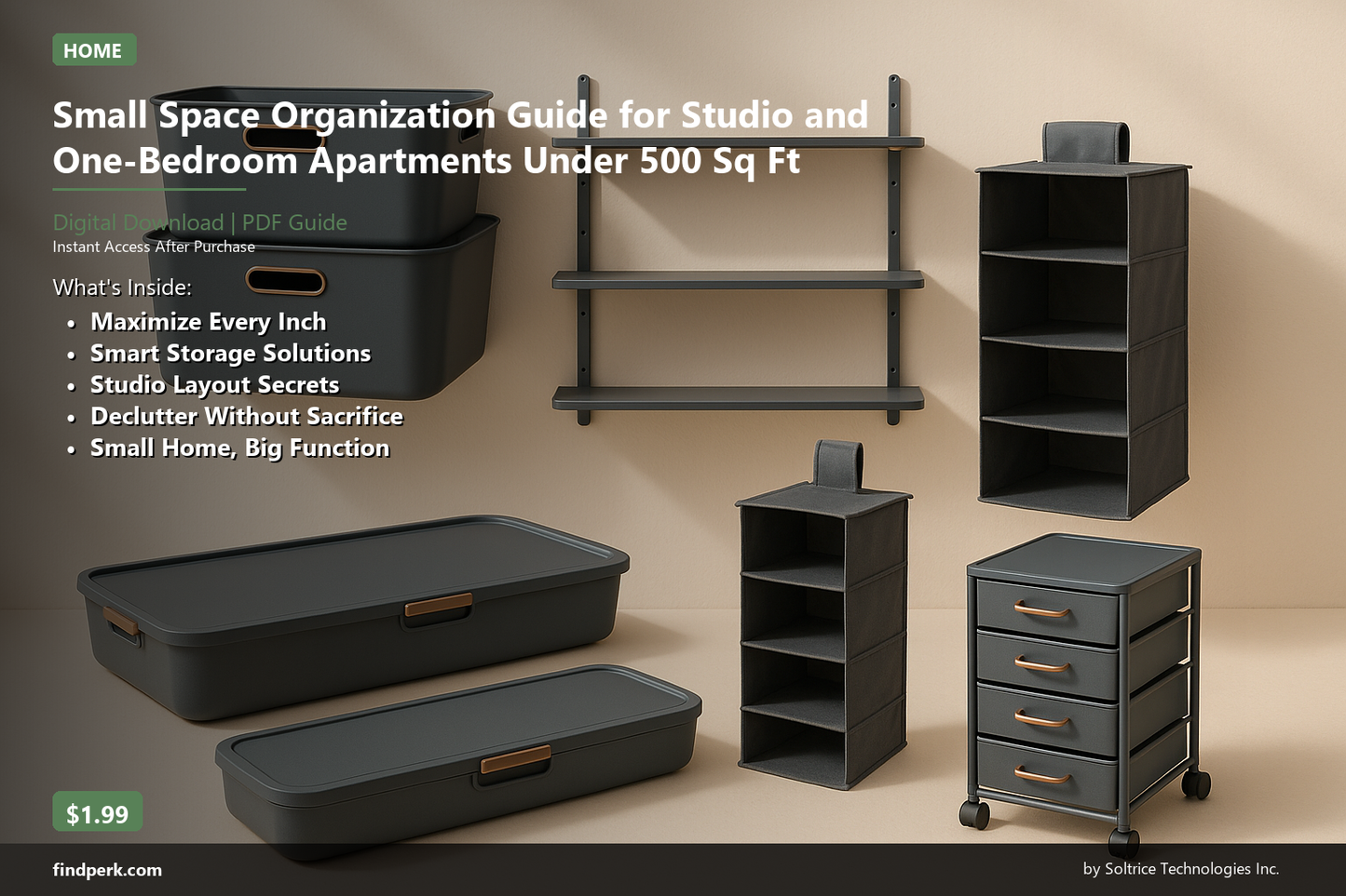 Small Space Organization Guide for Studio and One-Bedroom Apartments Under 500 Sq Ft