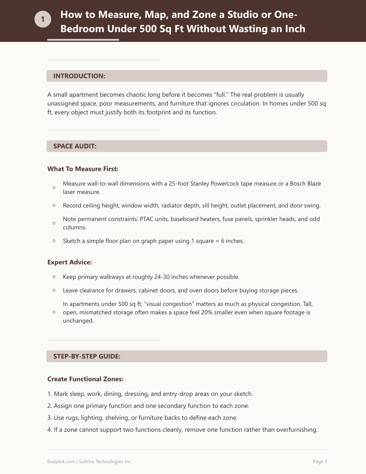 Small Space Organization Guide for Studio and One-Bedroom Apartments Under 500 Sq Ft