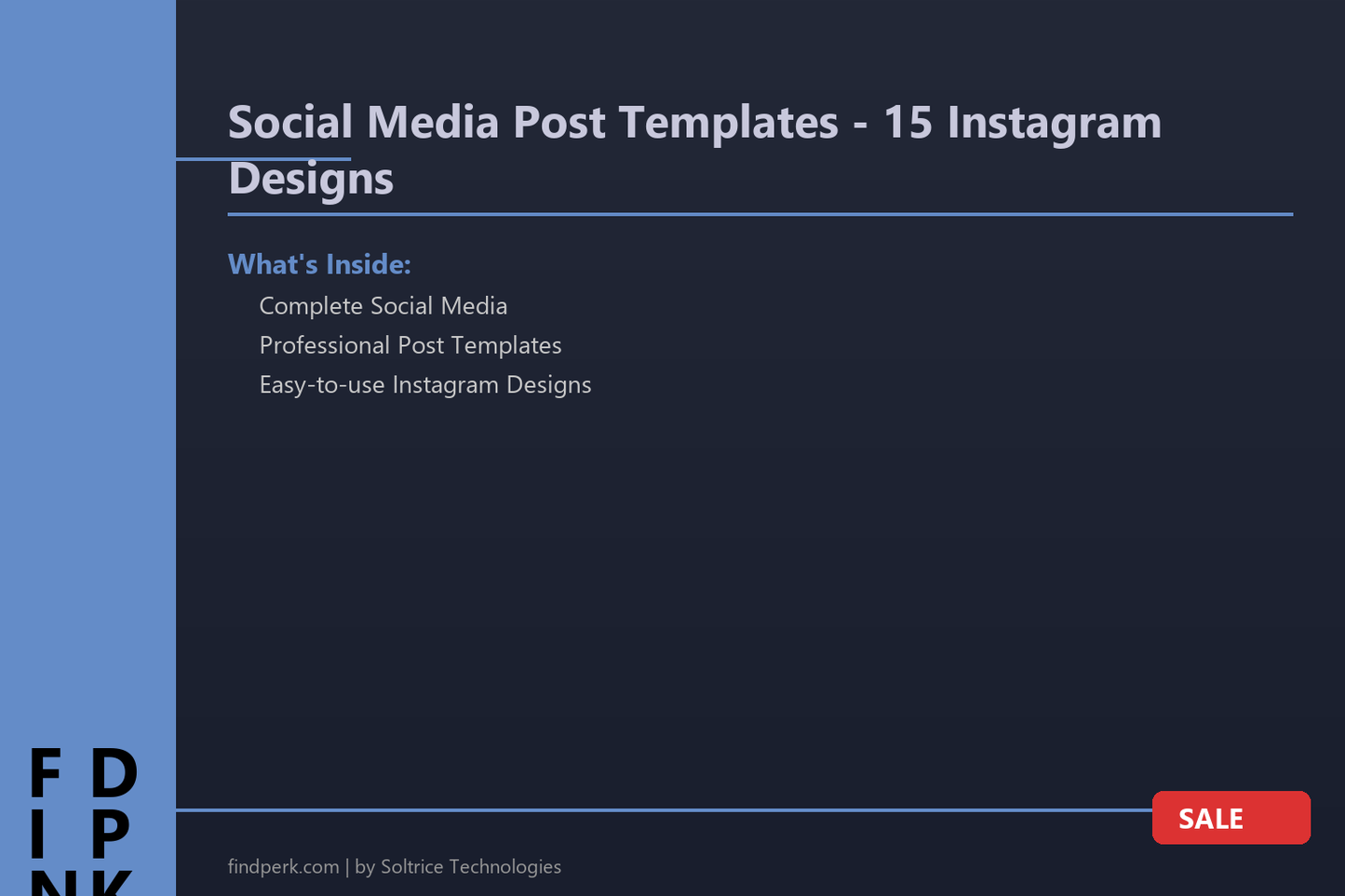 Social Media Post Templates - 15 Instagram Designs