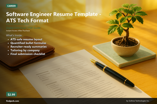 Software Engineer Resume Template - ATS Tech Format